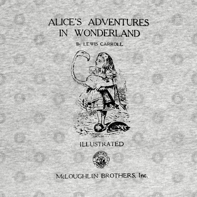 Alice in wonderland book cover by bumblethebee